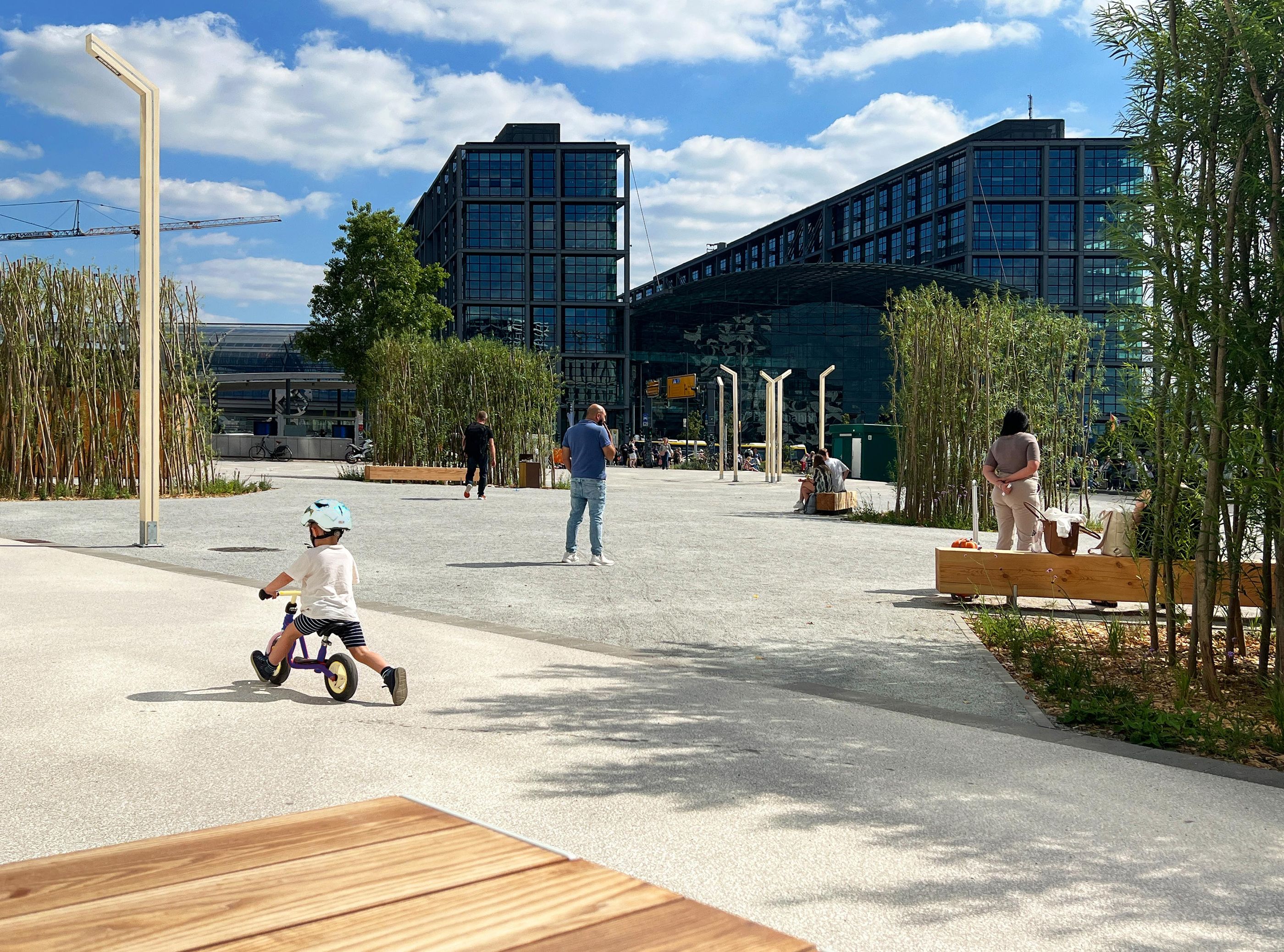 Europaplatz Nord Berlin, underground rain water facilities